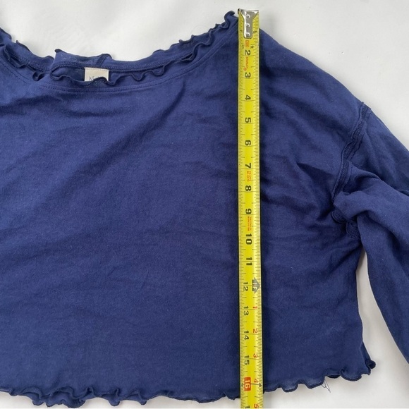 FREE PEOPLE We the Free Women’s Bird Gang Basic T-Shirt, Blue Size XS Oversized - Picture 9 of 9